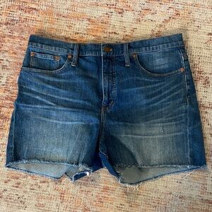 Madewell Dark Blue Jean Shorts